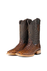 Brian Python Square Toe Cowboy Boot