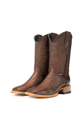 Walter Caiman Exotic Square Toe Cowboy Boot