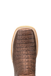 Walter Caiman Exotic Square Toe Cowboy Boot
