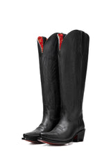 Presley Tall Red Bottom Wide Calf Snip Toe Cowgirl Boot
