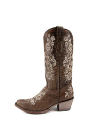 619 Maricela Crater Cafe Snip Toe Cowgirl Boot