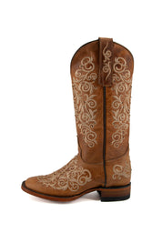 437 Linden Square Toe Boot Cowgirl Boot