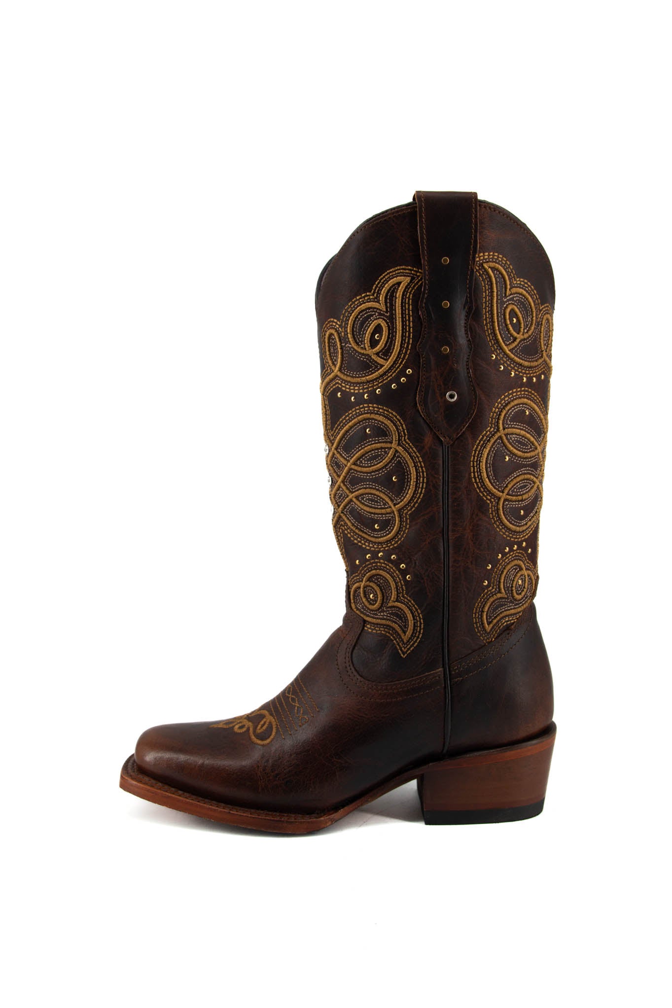 Infinito Damiana Tang Frontier Toe Cowgirl Boot