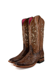 466 Alma Flor De Luz Square Toe Cowgirl Boot