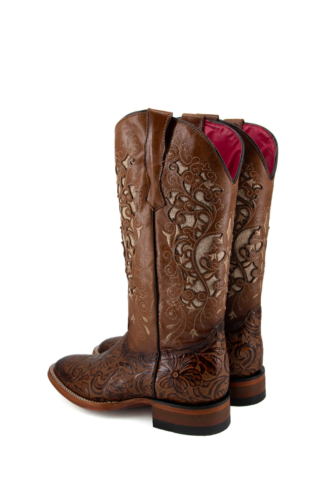 466 Alma Flor De Luz Square Toe Cowgirl Boot