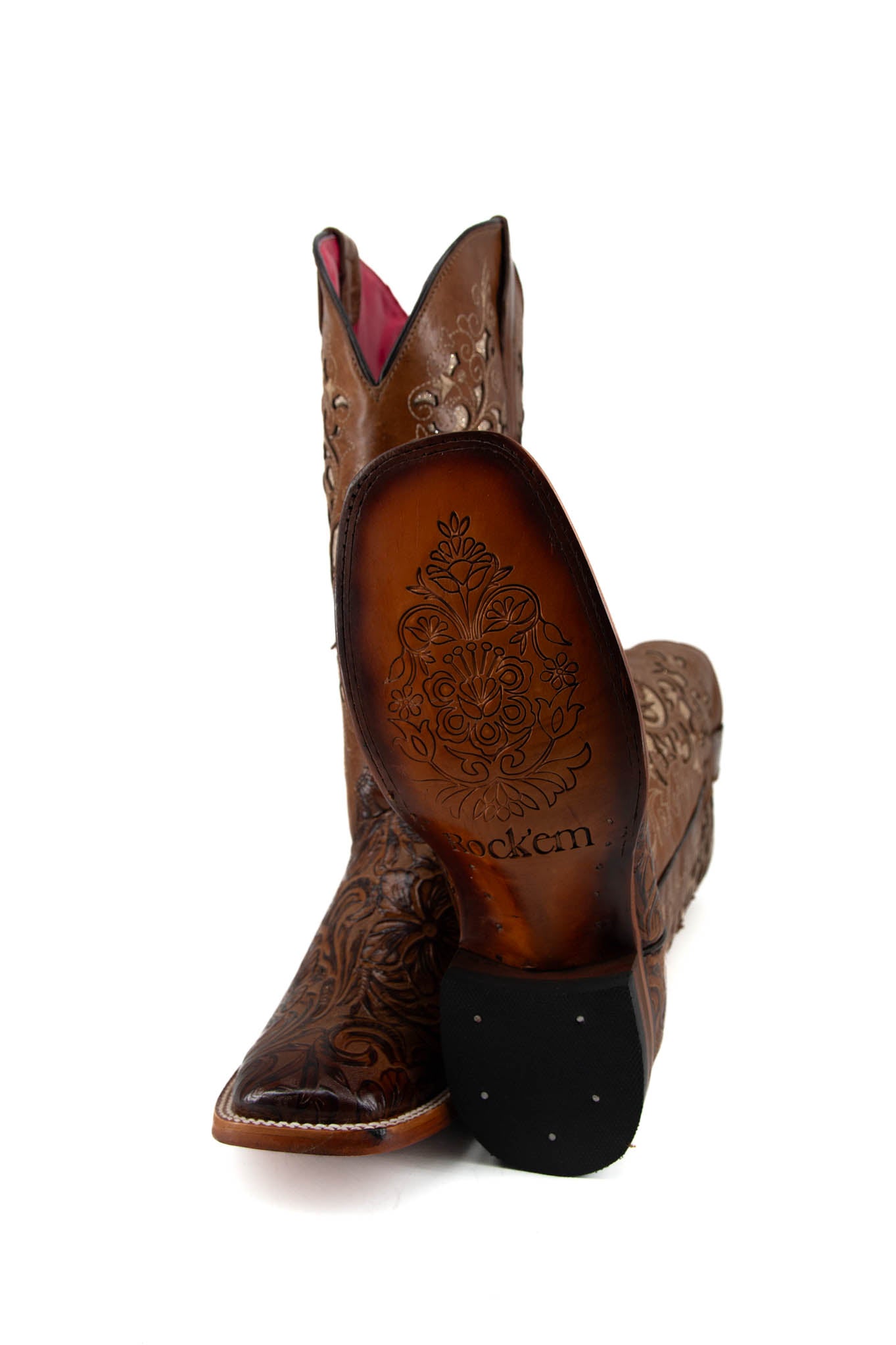 466 Alma Flor De Luz Square Toe Cowgirl Boot