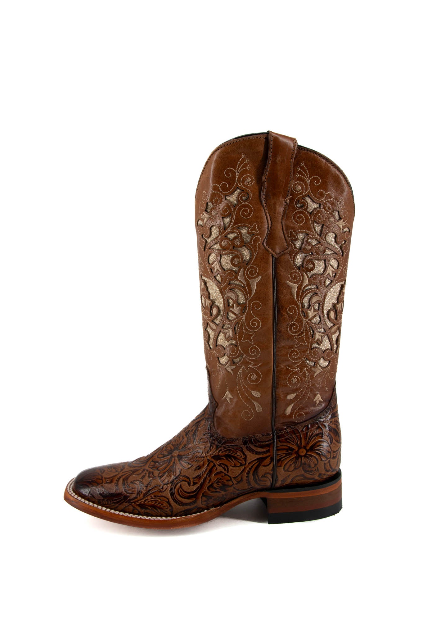 466 Alma Flor De Luz Square Toe Cowgirl Boot