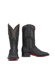 Walter Python Exotic Red Bottom Square Toe Cowboy Boot