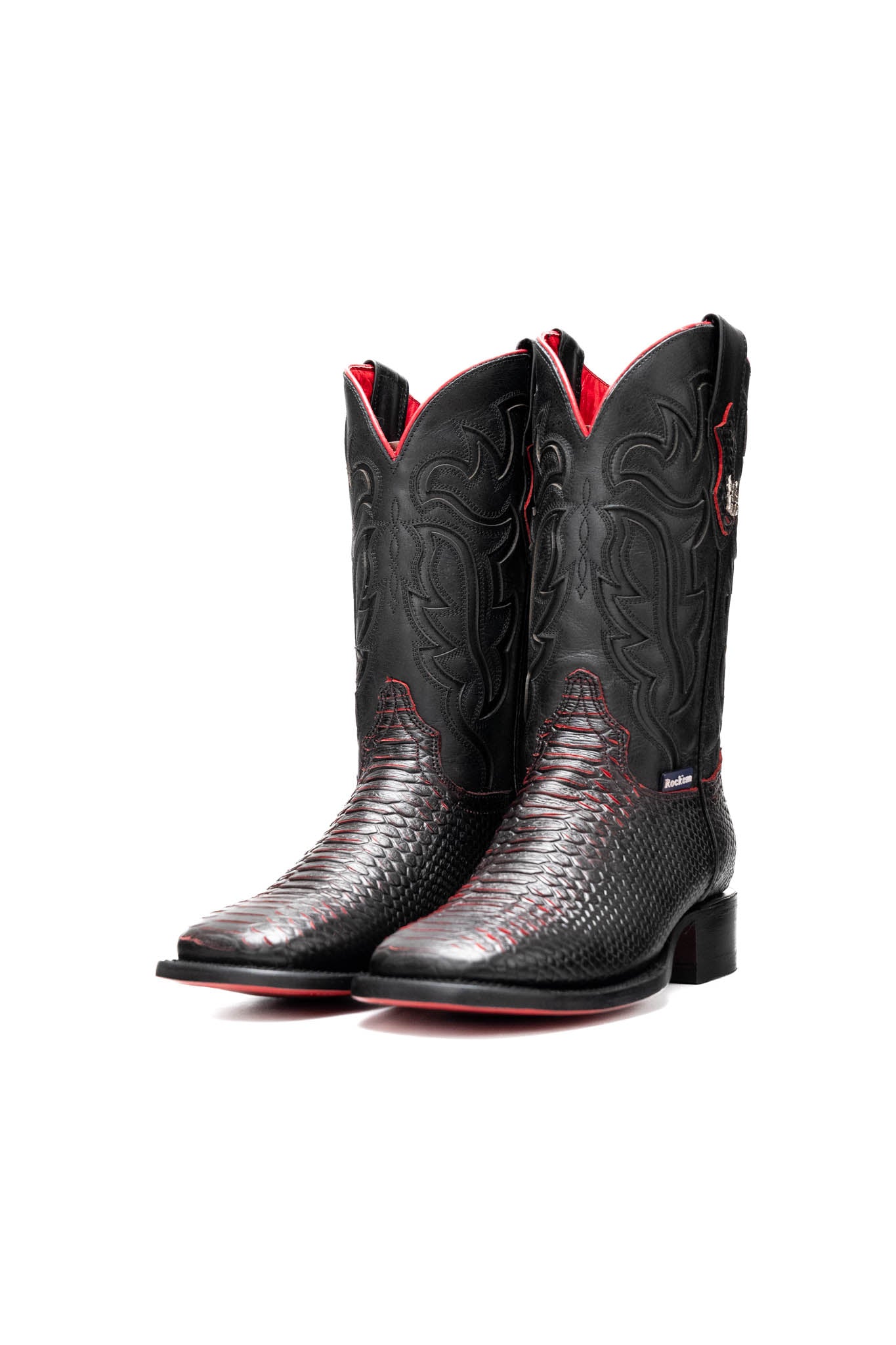 Bruce Python Red Bottom Square Toe Cowboy Boot
