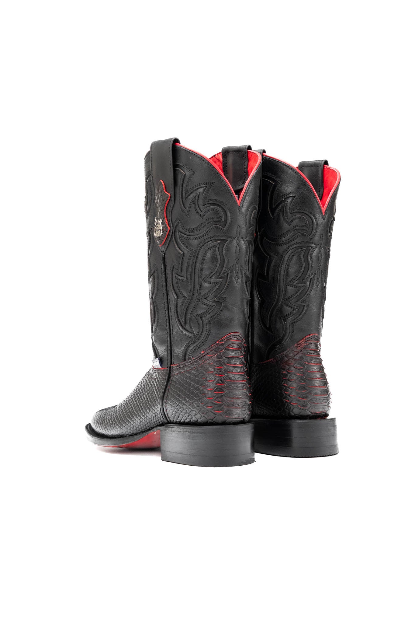 Bruce Python Red Bottom Square Toe Cowboy Boot