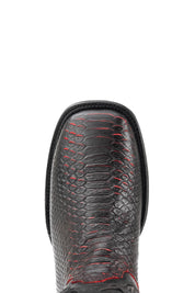 Bruce Python Red Bottom Square Toe Cowboy Boot