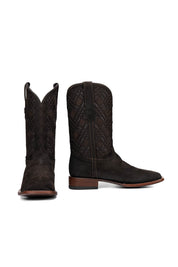 Bradley Nobuck Square Toe Cowboy Boot