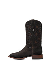 Bradley Nobuck Square Toe Cowboy Boot