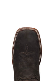 Bradley Nobuck Square Toe Cowboy Boot