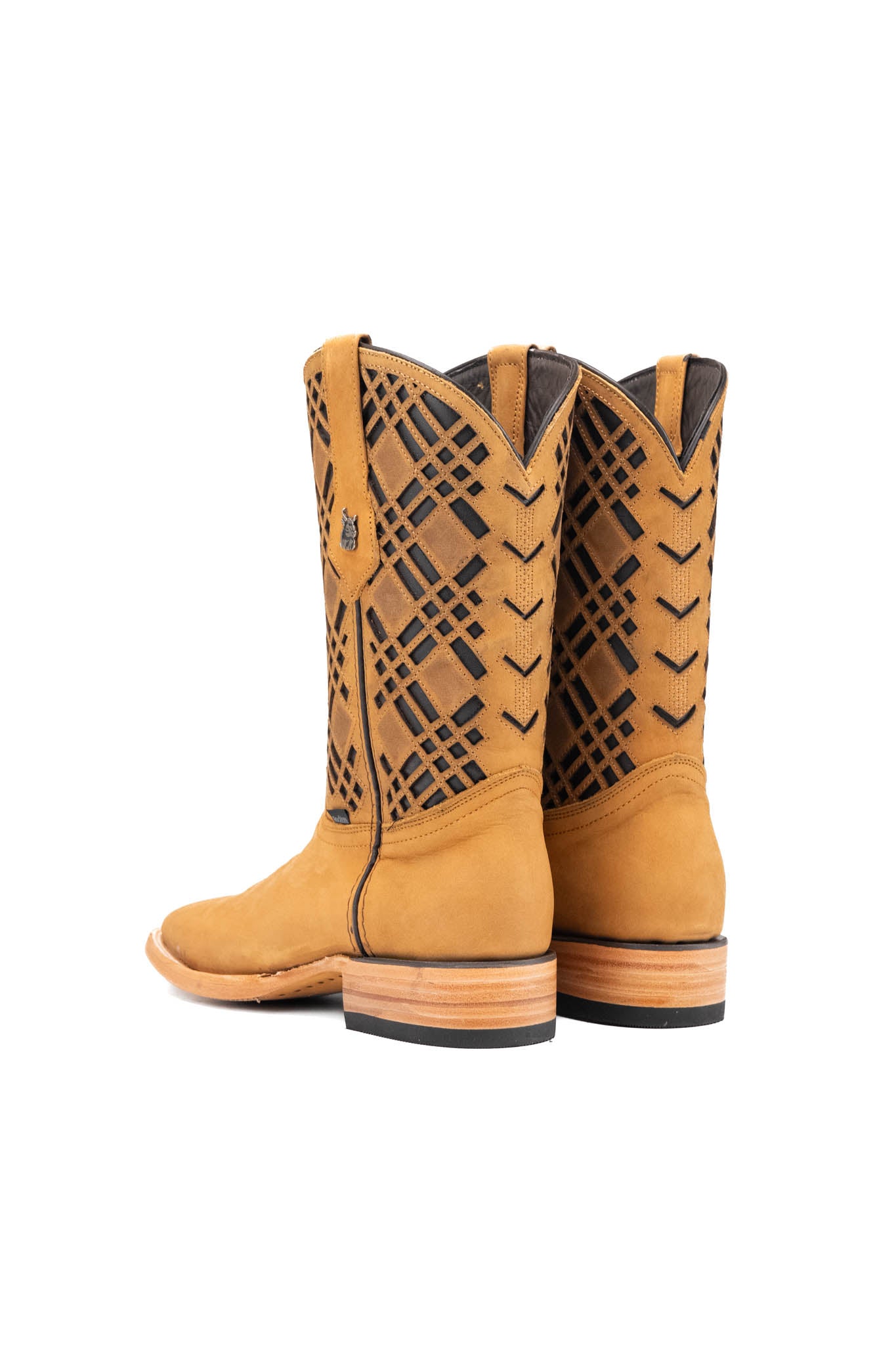 Bradley Nobuck Square Toe Cowboy Boot