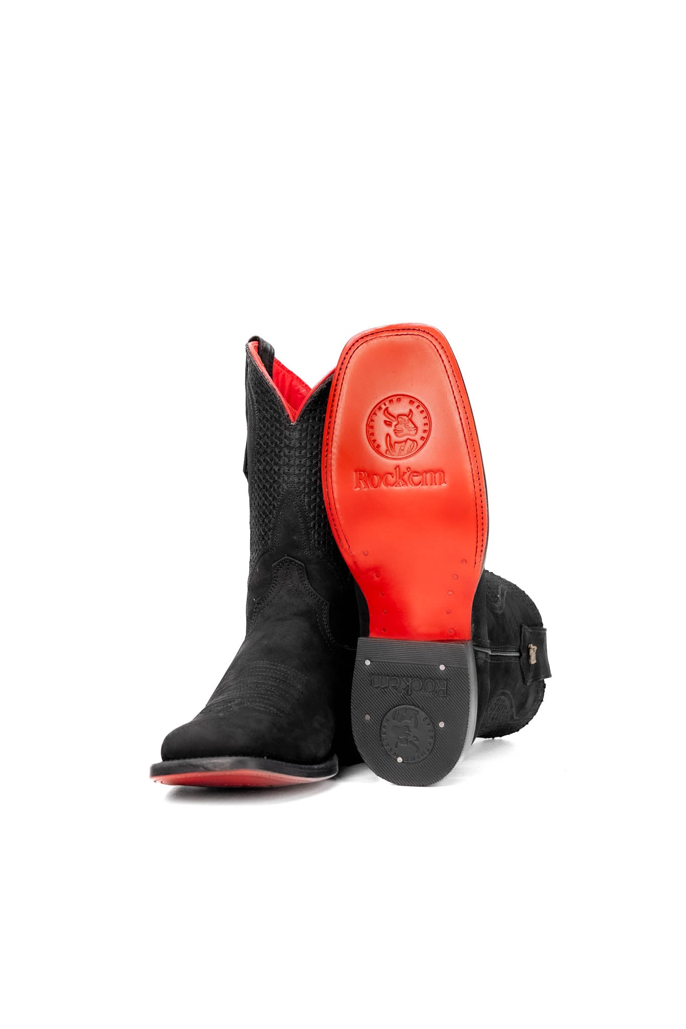 Montana Red Bottom Rodeo Toe Cowboy Boot
