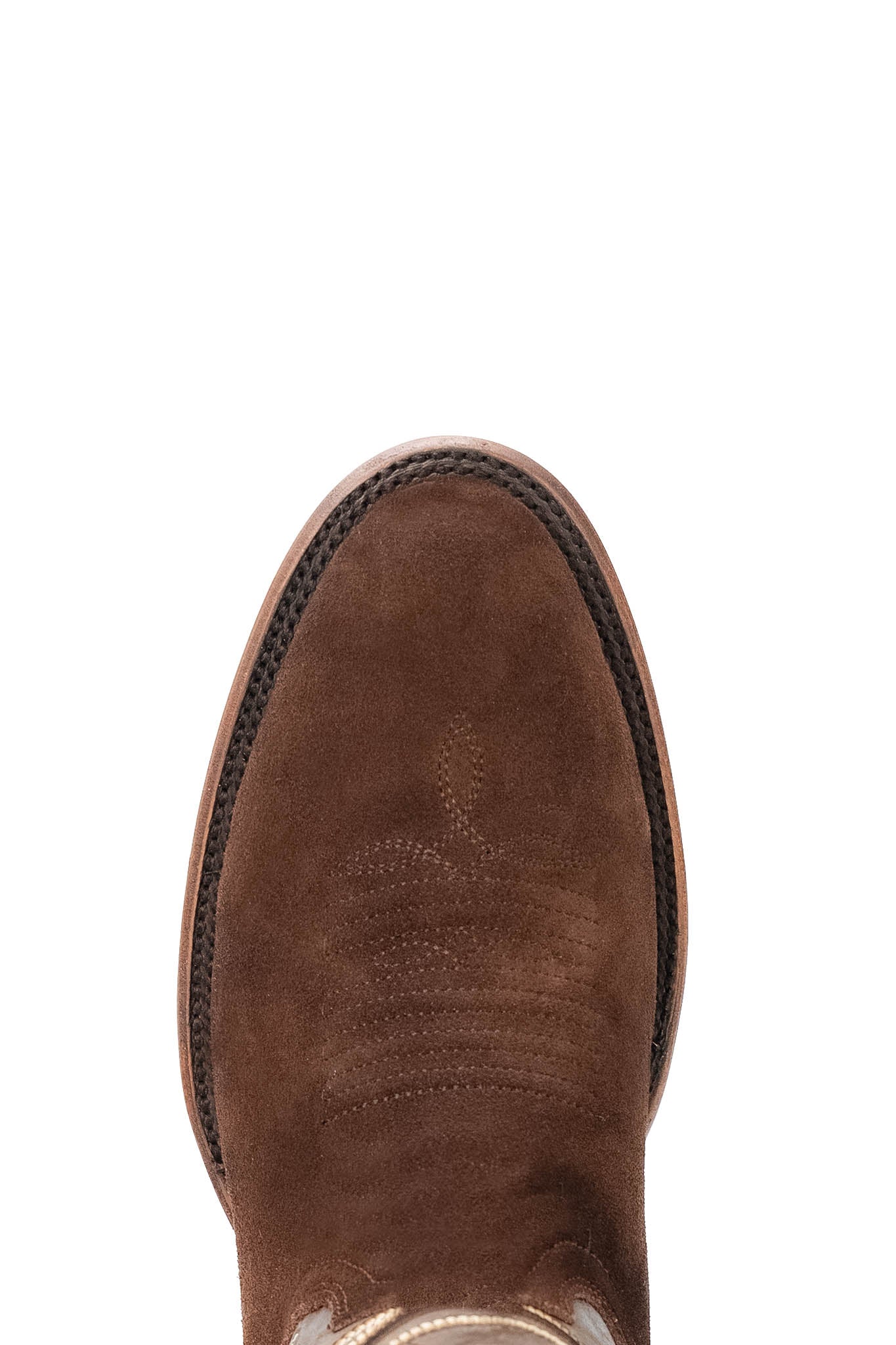 Braxton Roughout Round Toe Cowboy Boot