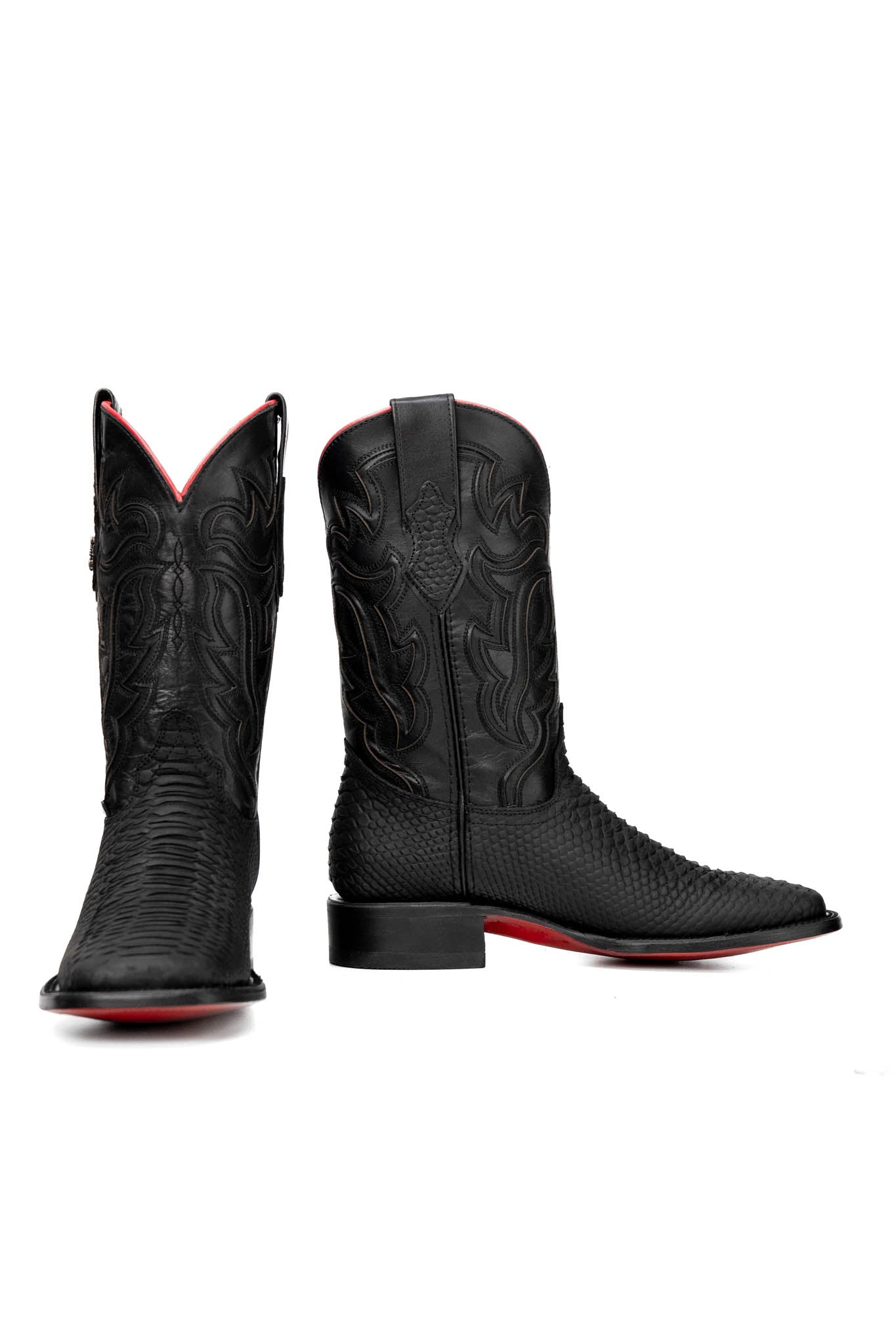 Bruce Python Red Bottom Square Toe Cowboy Boot