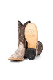 Walter Python Exotic Square Toe Cowboy Boot