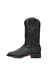 Bruce Jumbo Python Red Bottom Square Toe Cowboy Boot