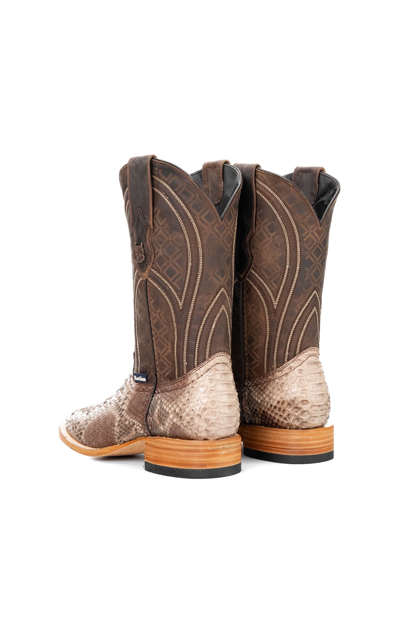 Walter Python Exotic Square Toe Cowboy Boot
