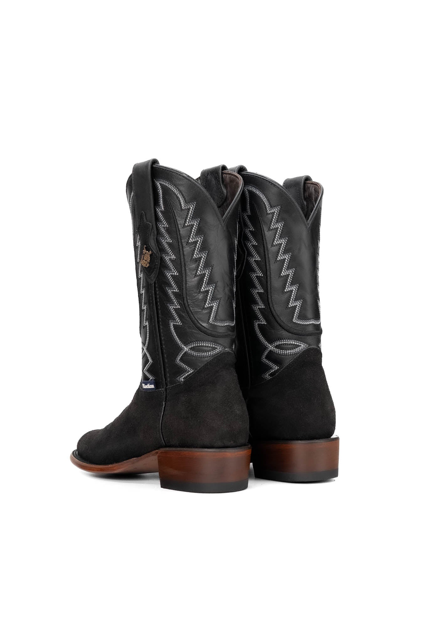 Braxton Roughout Round Toe Cowboy Boot