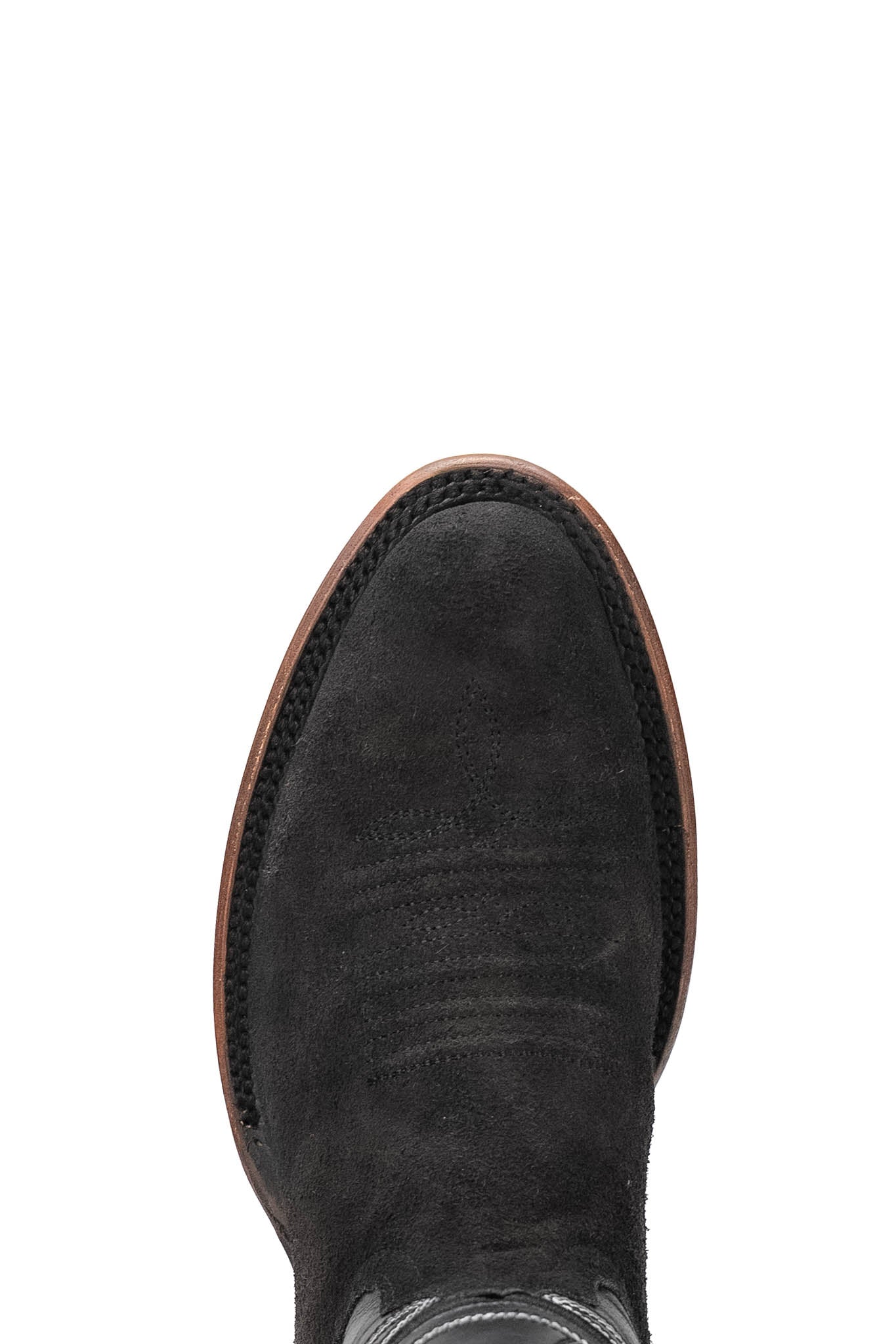 Braxton Roughout Round Toe Cowboy Boot