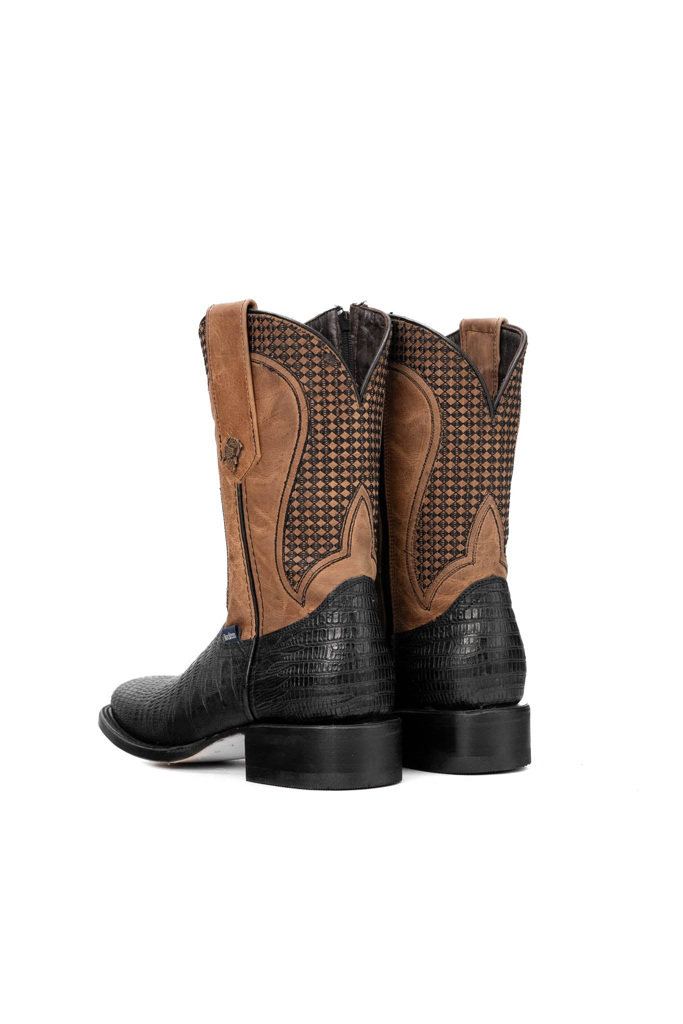 Montana Lizard Rodeo Toe Cowboy Boot