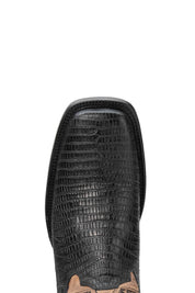 Montana Lizard Rodeo Toe Cowboy Boot