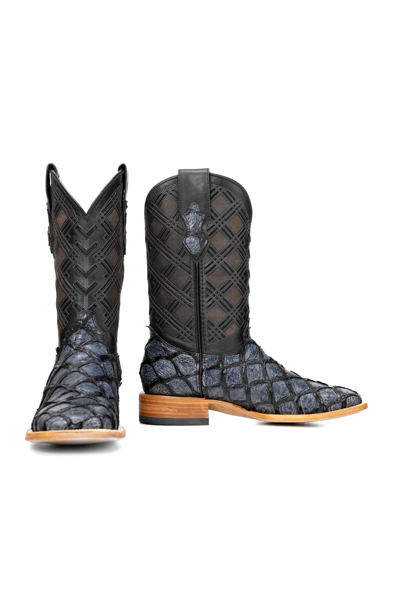 Bradley Pirarucu Square Toe Cowboy Boot