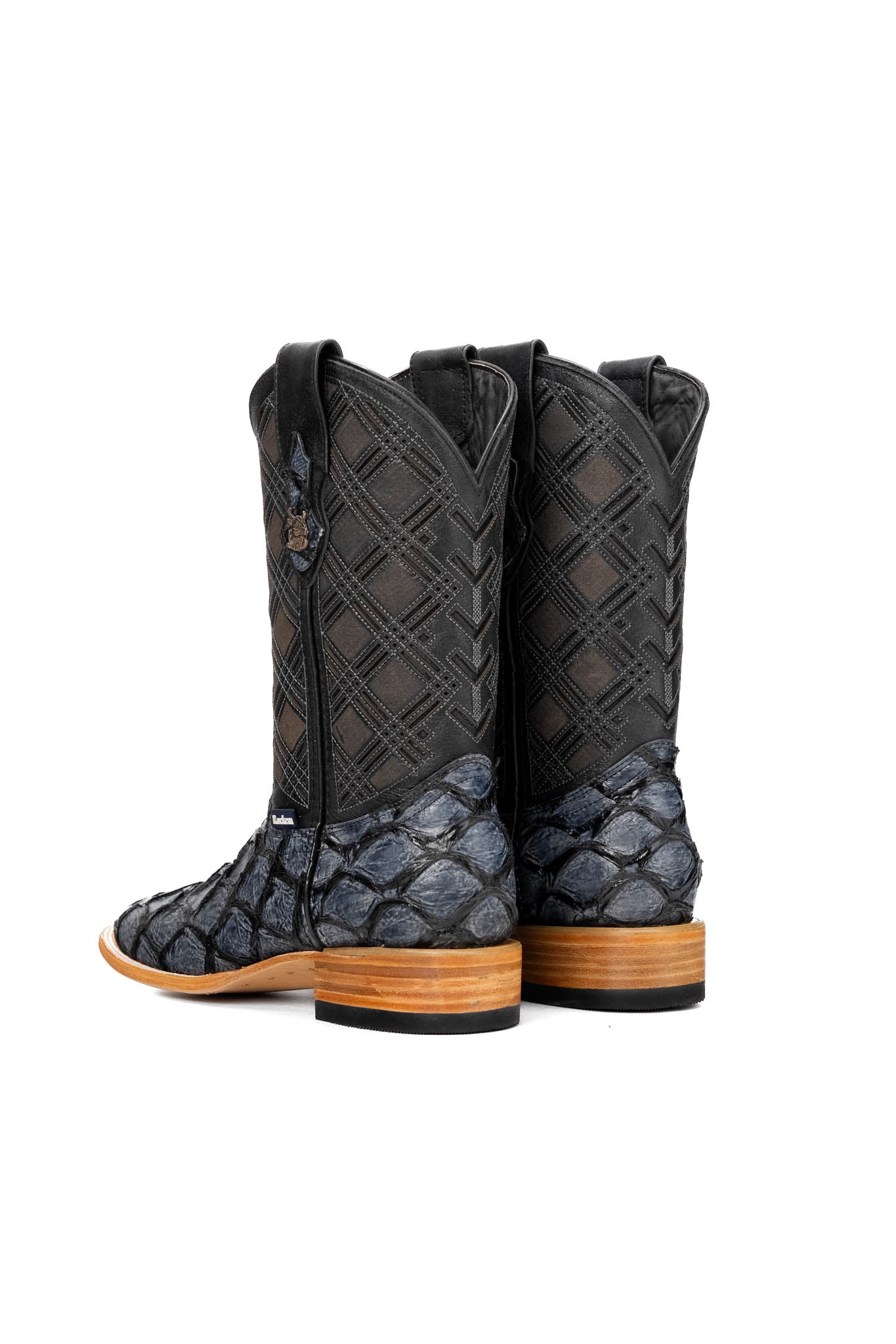 Bradley Pirarucu Square Toe Cowboy Boot