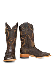 Walter Python Exotic Square Toe Cowboy Boot