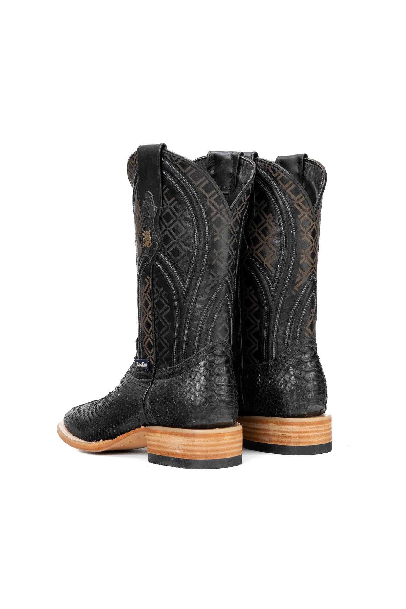 Walter Python Exotic Square Toe Cowboy Boot