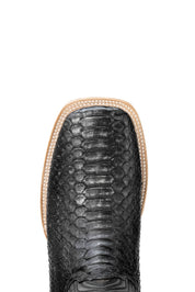 Walter Python Exotic Square Toe Cowboy Boot