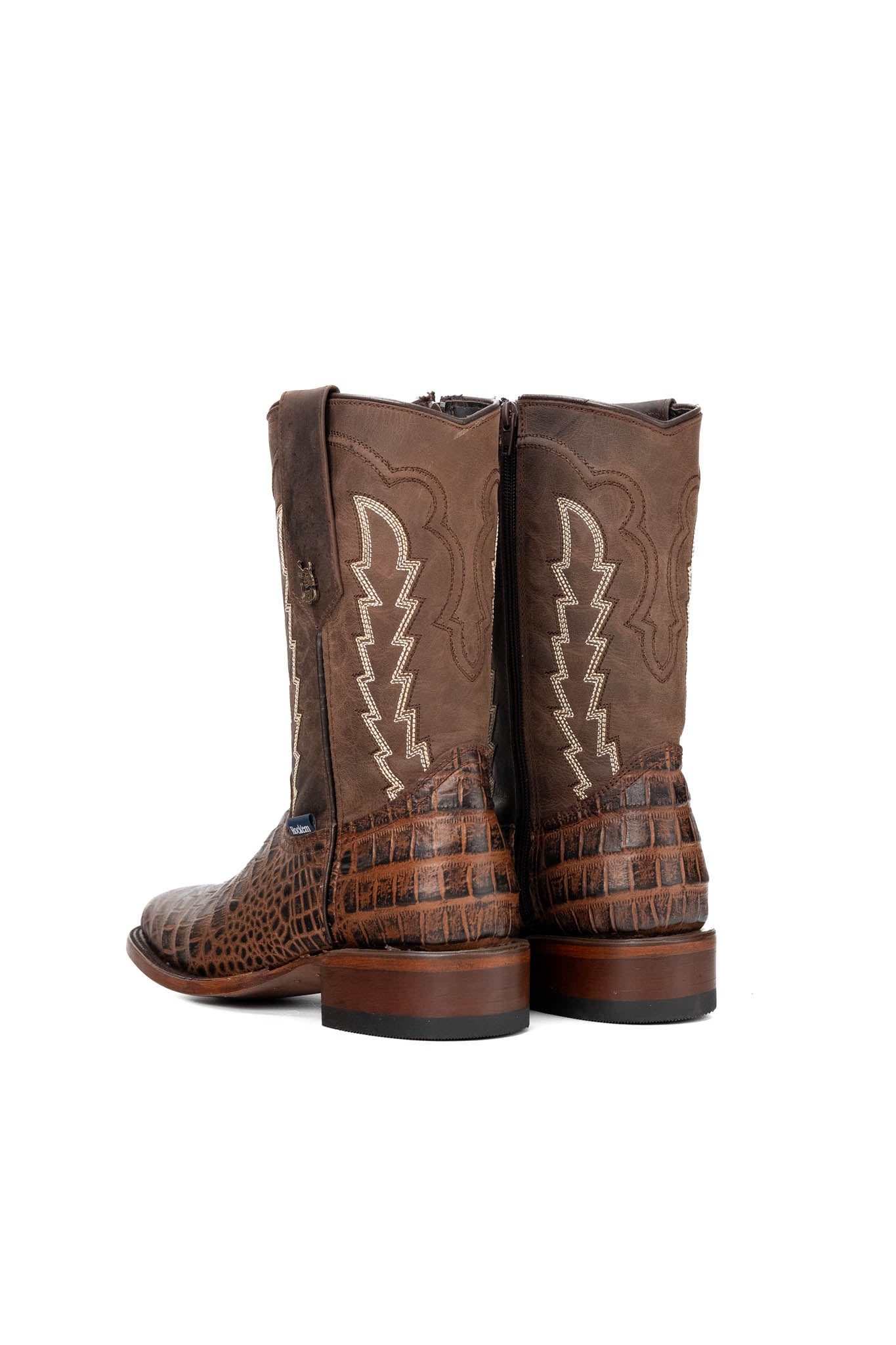 Caiman Belly Rodeo Zipper Cowboy Boot