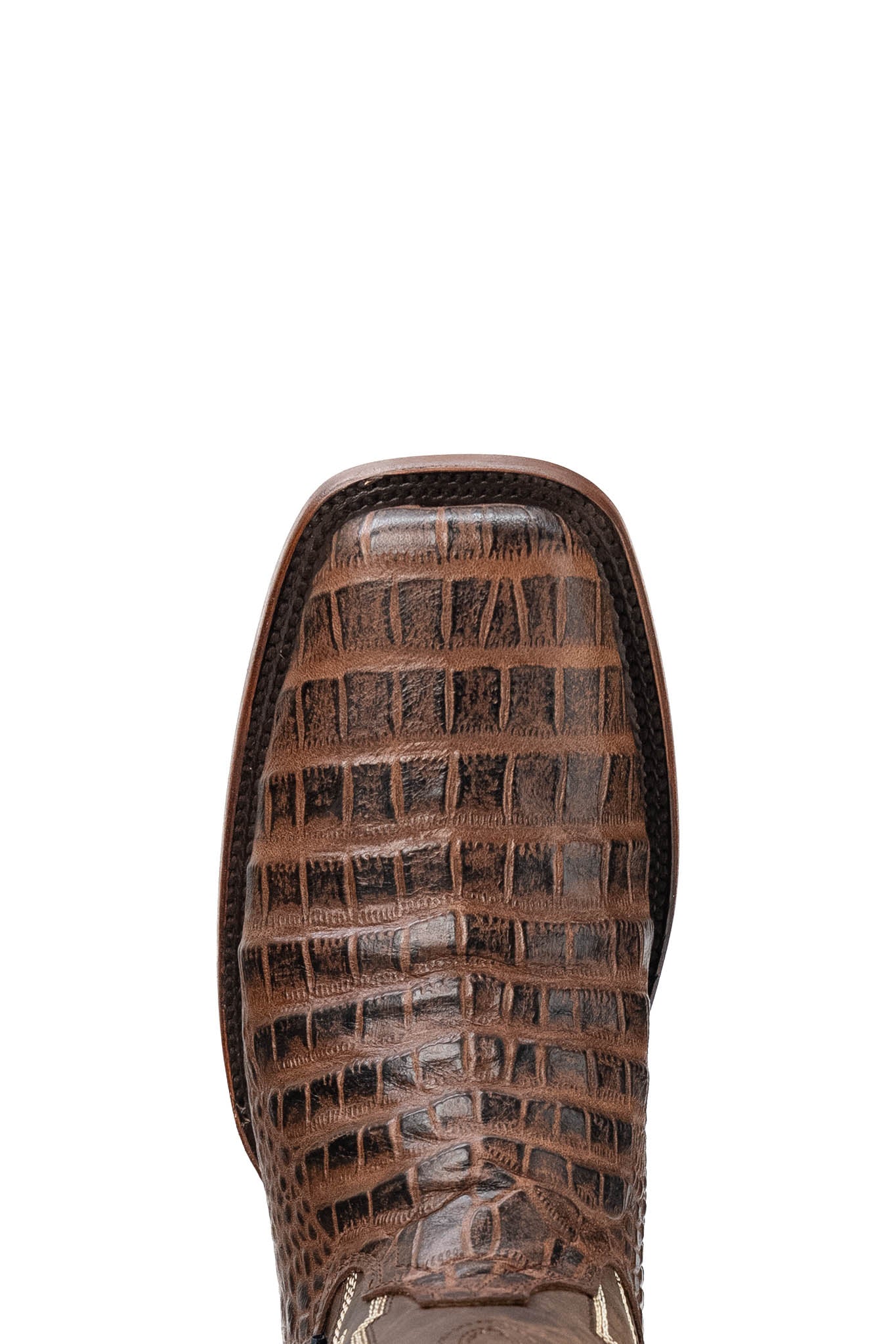 Caiman Belly Rodeo Zipper Cowboy Boot