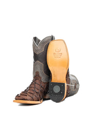 Barnet Pirarucu Exotic Square Toe Cowboy Boot