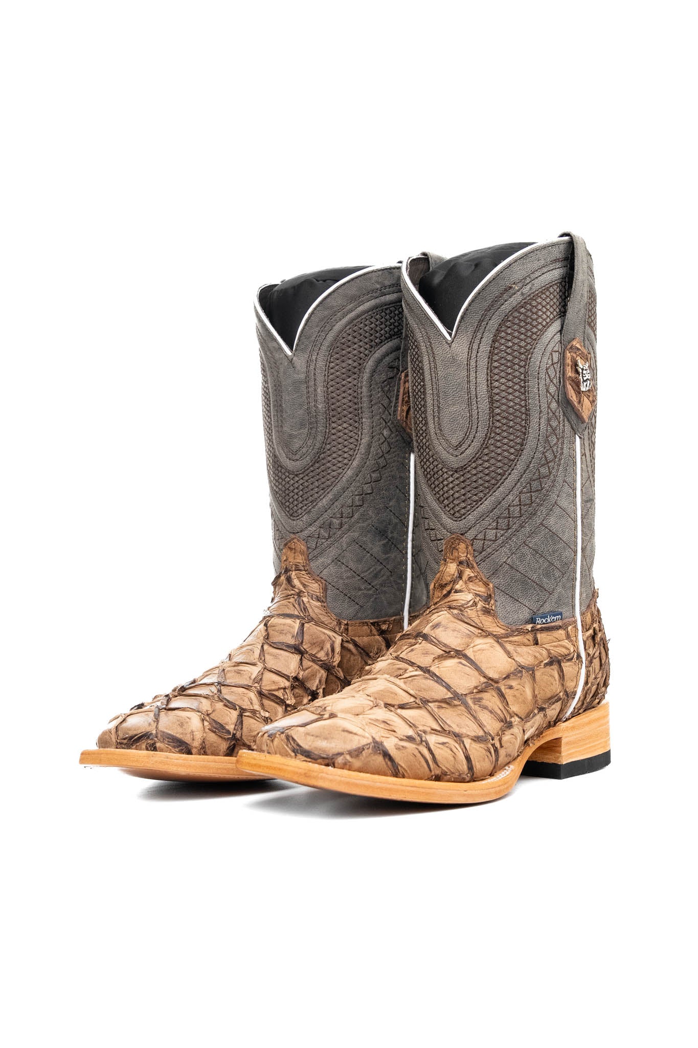 Lambeth Pirarucu Exotic Square Toe Cowboy Boot