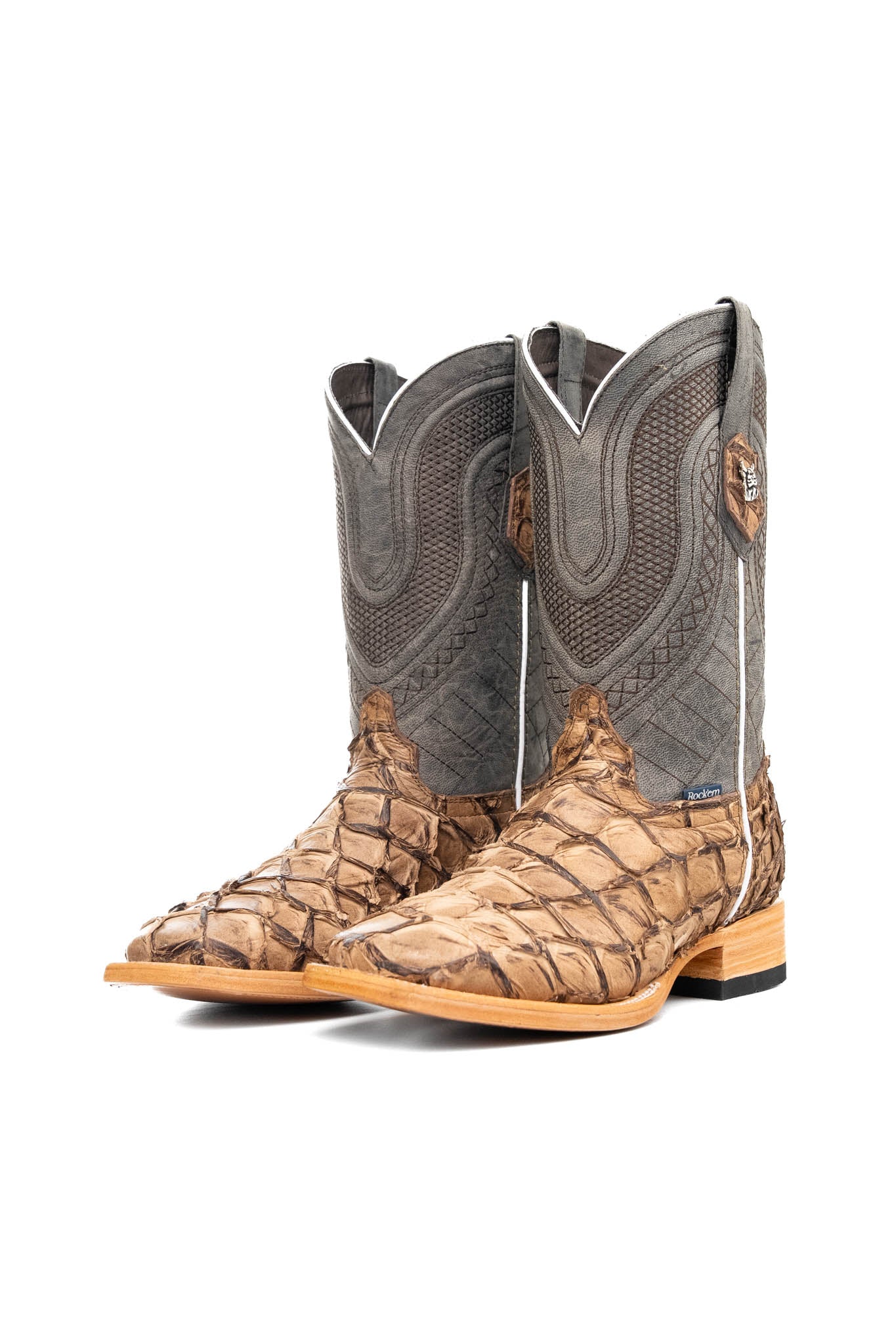 Lambeth Pirarucu Exotic Square Toe Cowboy Boot