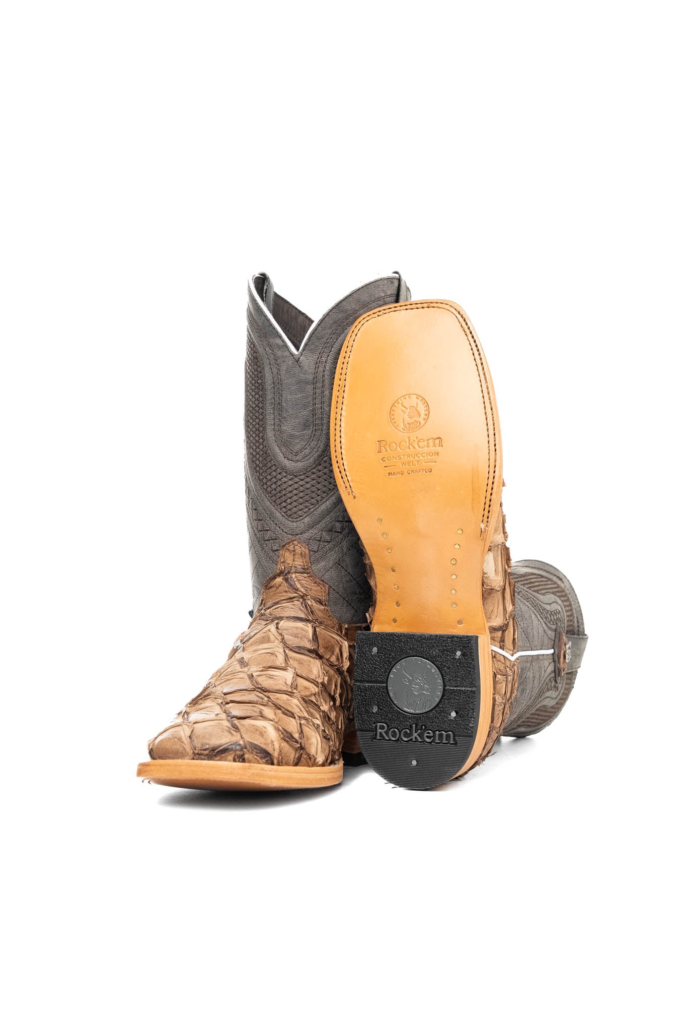 Lambeth Pirarucu Exotic Square Toe Cowboy Boot