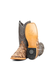 Lambeth Pirarucu Exotic Square Toe Cowboy Boot
