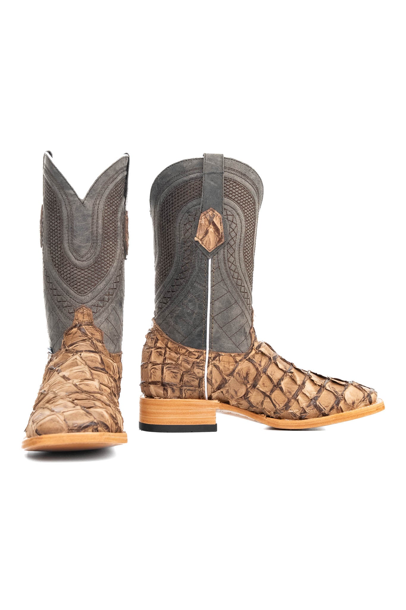 Lambeth Pirarucu Exotic Square Toe Cowboy Boot