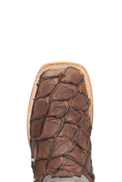 Barnet Pirarucu Exotic Square Toe Cowboy Boot
