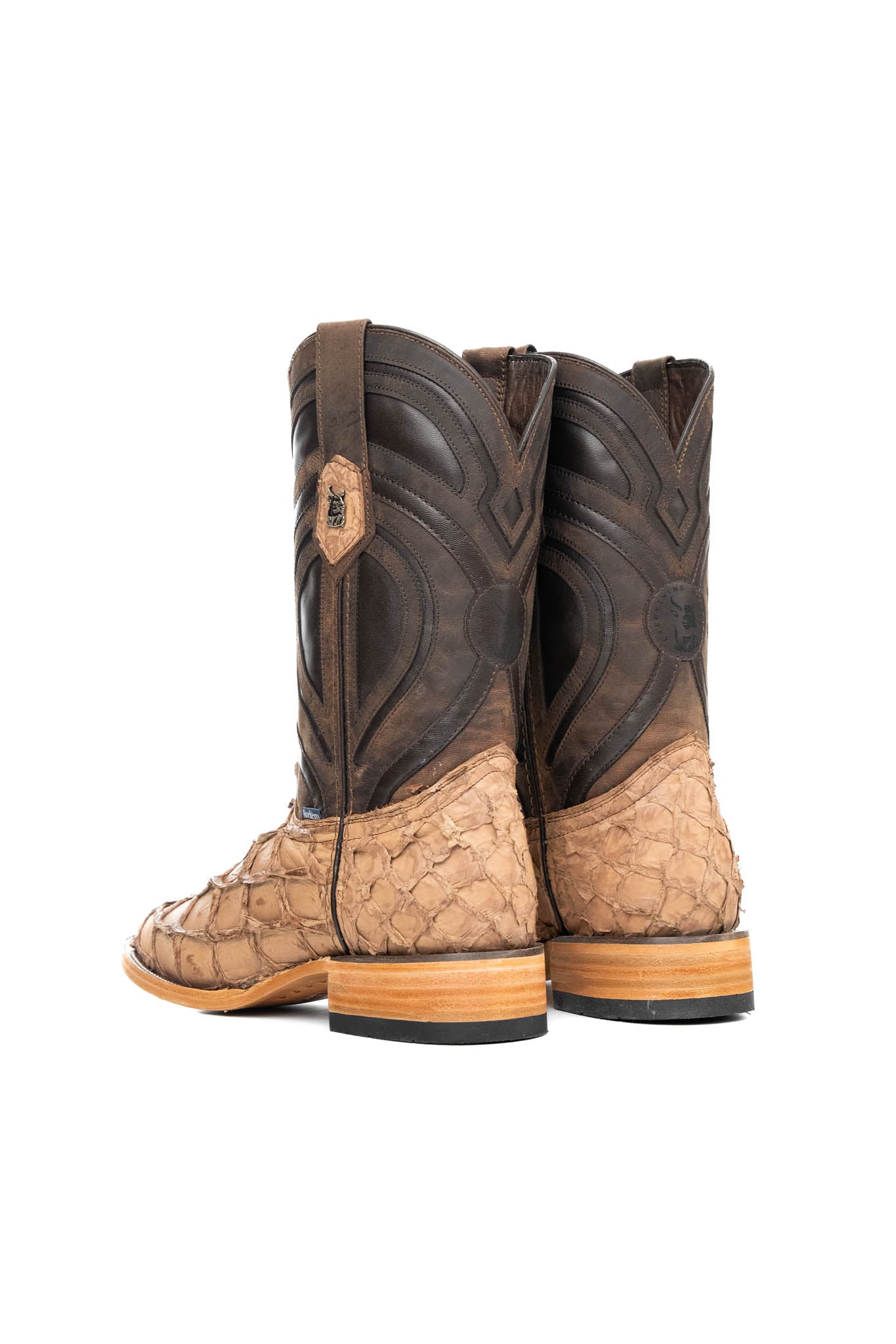 King Ranch Pirarucu Exotic Square Toe Cowboy Boot
