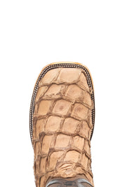King Ranch Pirarucu Exotic Square Toe Cowboy Boot