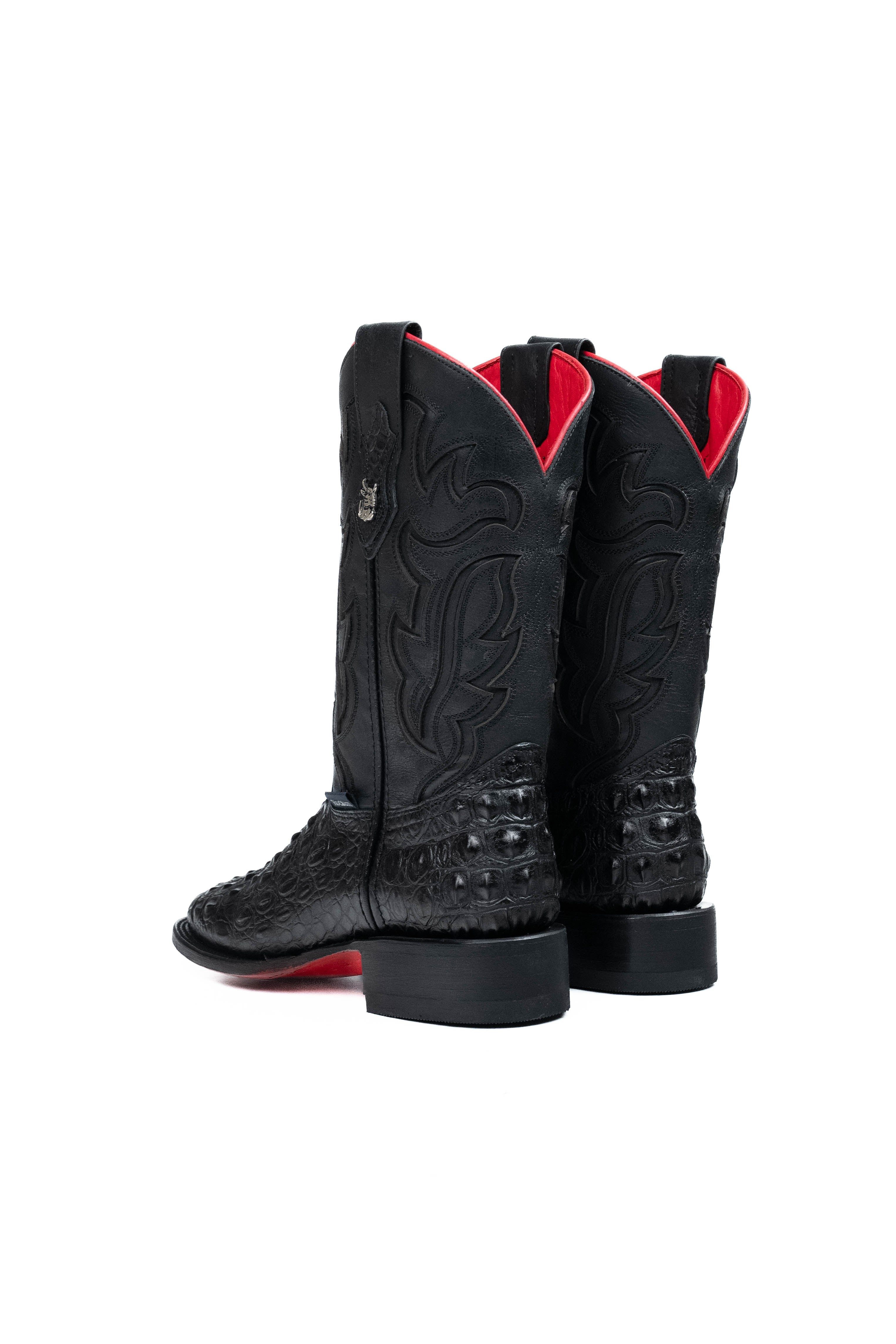 Bruce Hornback Red Bottom Square Toe Cowboy Boot