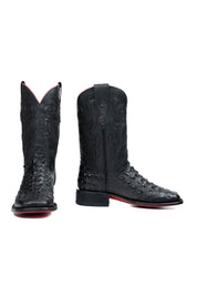 Bruce Hornback Red Bottom Square Toe Cowboy Boot