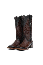 Mila Tooled Square Toe Cowgirl Boot