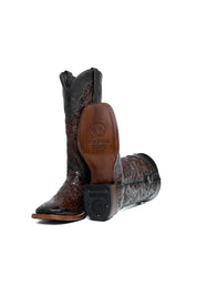Mila Tooled Square Toe Cowgirl Boot