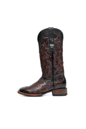 Mila Tooled Square Toe Cowgirl Boot